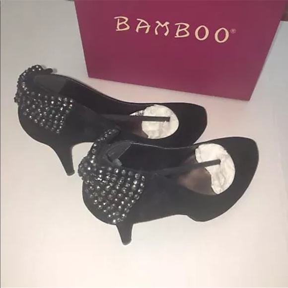 BAMBOO Shoes - 🔥sale 🔥bamboo pumps black sz 10M shoes w bows
